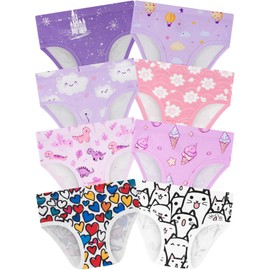 BliBliTaTa Girls Underwear Panties Little Kids Toddler Briefs, Clouds-5