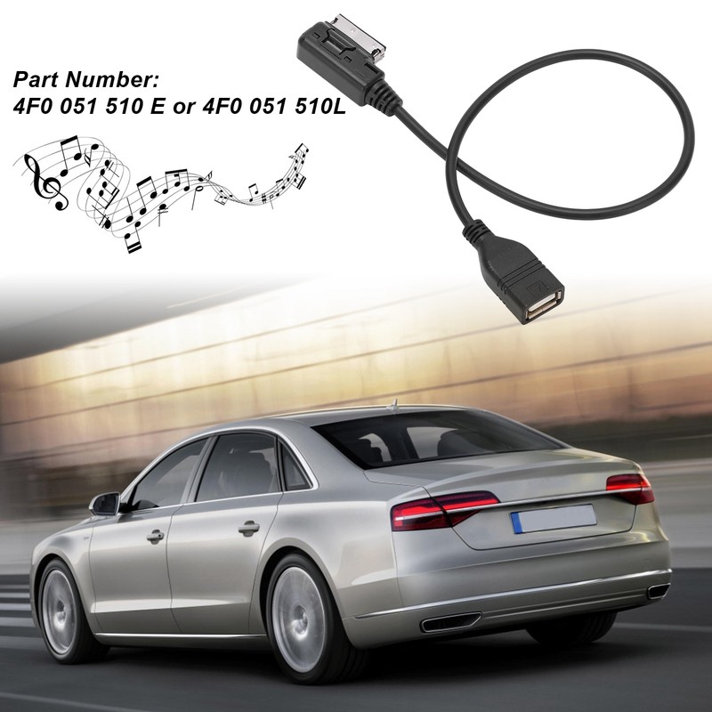 Car AMI to USB Cable 4F0 051 510 E Music