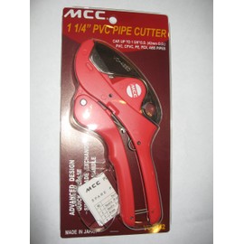 MCC Tools - Ratcheting PVC CPVC Pipe Cutter - 1¼''(up to 1 5/8'') (Plumbing, Irrigation & Automotive)