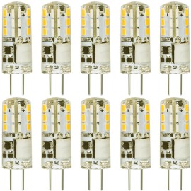 Aimeoko G4 LED Bulb 12V (AC/DC) 2W - Warm White 2700K Non-dimmable Bi Pin Base 10-