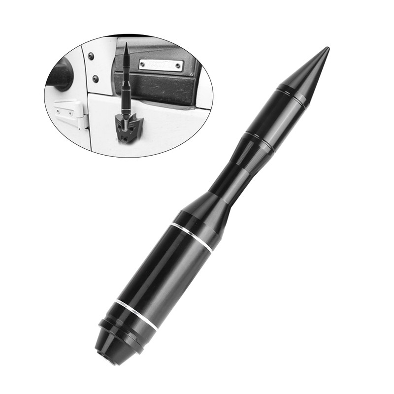 Aluminum Short Antenna Signal Aerial Decorative Accessory Fit for Jeep