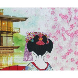 Narumikk Noren, Pink, 33.5 x 59.1 inches (85 x 150 cm), 14-269