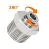 sourcing map Push to Connect Fitting, 2 Pcs 304 Stainless