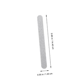 FOMIYES 20pcs Glitter Powder Nail Art Files Set Eva Material Two-sided Nail Files for Manicure Portable Rubbing Tools