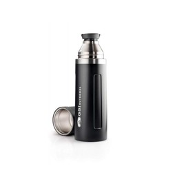GSI Outdoors Glacier Vacuum Bottle Thermos Flask, Black, 1 L