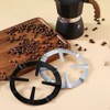 HREDZEO Moka Pot Trivet,2 PCS Universal Mocha Pot Stand Gas