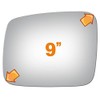 Flat Driver Side Mirror Replacement Glass for 1992-2003 VOLKSWAGEN EUROVAN