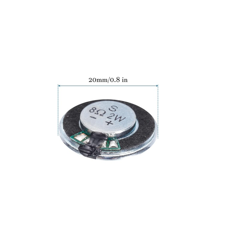 QUARKZMAN 8 Ohm 2W Round Magnetic Speakers x 4 Pieces