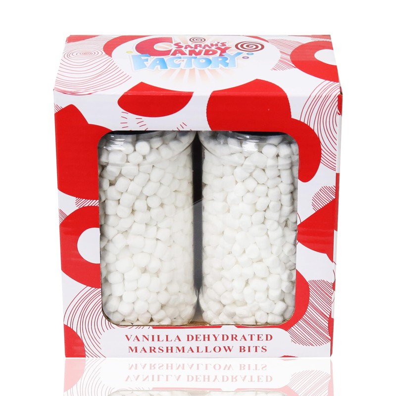 Sarah's Candy Factory Variety Dehydrated Marshmallow Bits, Vanilla Marshmallows in
