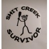 Unbranded  Creek Survivor decal 5x4.5