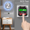 Socket Tester, 6 Modes Digital Socket Tester with RCD Test