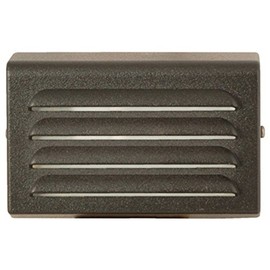 Moonrays 95751 Low Voltage Metal Deck/Post/Stair Light Fixture with 10-Watt Bulb, Black