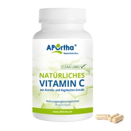 Aportha Natural Source Vitamin C – 240 Capsules