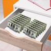 Hipiwe 2 Packs Mail Organizer Plastic Cash Tray for Desk