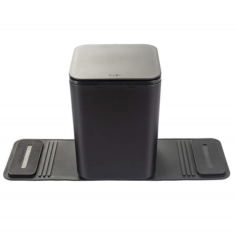 HAUSSIMPLE Car Trash Can with Lid, 0.8 Gallon Medium Car