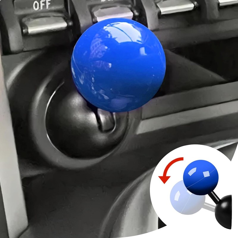 Car Start Push Button Joystick Ball,Car Push Start Button Cover,One-Button