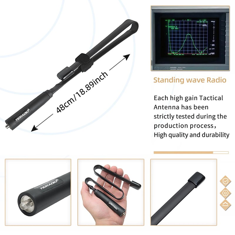 BAOFENG BF-5RH PRO GPS 10Ｗ Ham Handheld Radio, Multi-Band Long