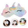 Baluue Plush Unicorn Eye Mask for Breathable Lightproof Sleeping Eye