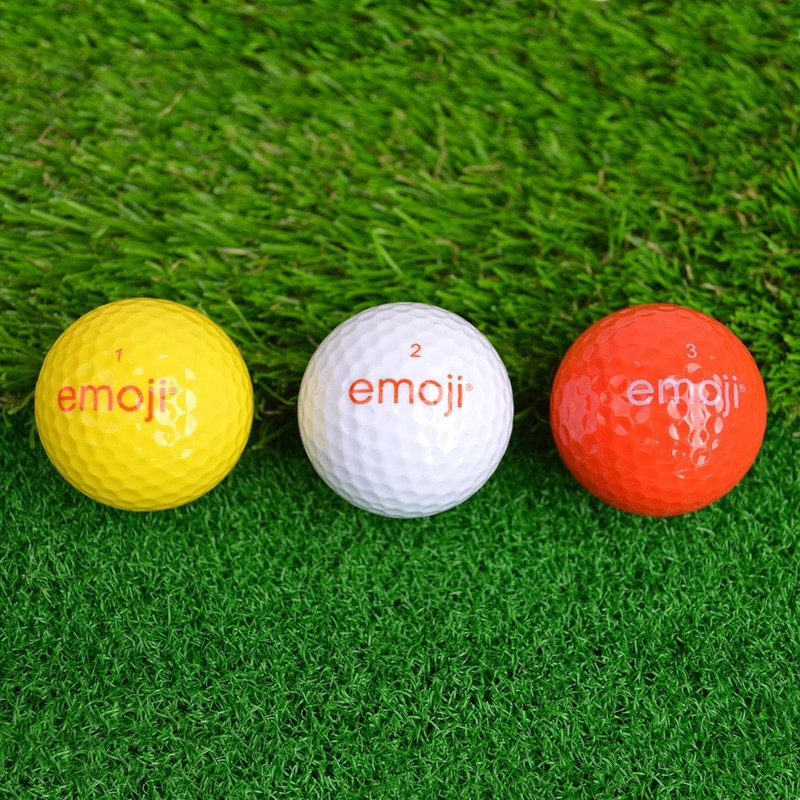 Emoji Golf Balls, 6 Pack, Bilingual French/English Packaging
