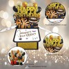 Pop Up Birthday Card with Envelopes Black Gold 3D Birthday