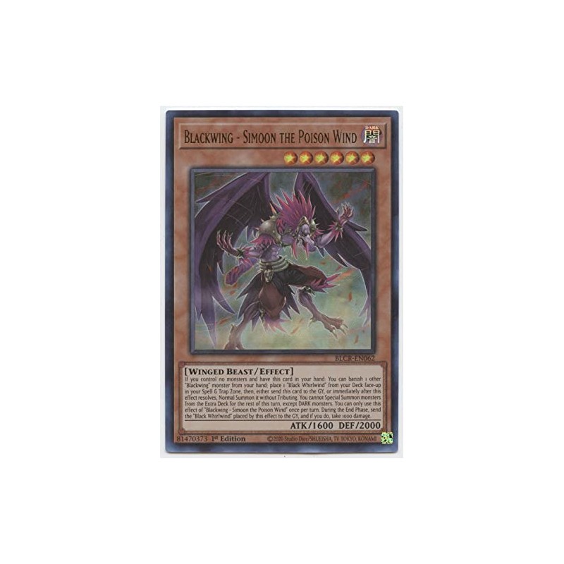 Blackwing - Simoon The Poison Wind - BLCR-EN062 - Ultra