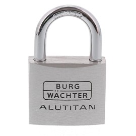 Burg Wächter 770 Aluminium Titanium Padlock, 40 mm, 1 piece 105021884