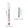 PATIKIL Deep Hole Marker Pens, 4 Pack Red Ink Deep