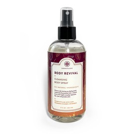 DERMAGLOVE BODY REVIVAL – Showerless Cleansing Mist for Men and Women – a More Natural, Portable Shower and Body Wipes Alternative, Rinse Free Body Cleansing Spray - 8 oz