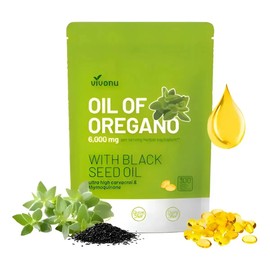300 Cápsulas Con Aceite De Semilla Negra Aceite De Orégano