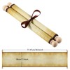 Makevivi 1 PCS Blank Scroll Paper with Wood Rods, for