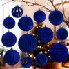 Velvet Hanging Ball Ornaments Set for Christmas Tree