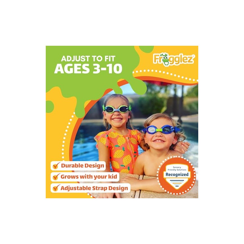 Frogglez Comfortable Universal Swimming Goggles Strap for Kids