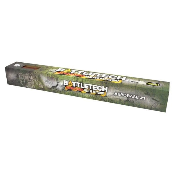 Battletech BattleMat Alpha Strike AeroBase #1 by Catalyst Game Labs, Strategy Board Game