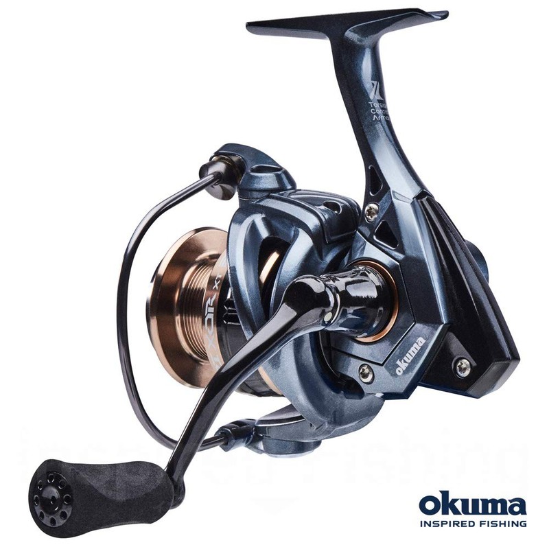 Zenith Okuma EPXT-40PLUS Universal Spinning Reel with Shallow Groove Aluminum