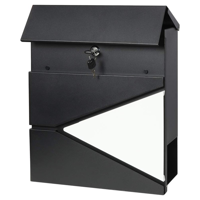 Lockable Mailboxes with Keys,Outdoor Wall Mounted Mail Box with Large
