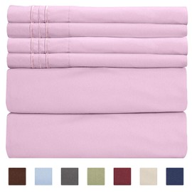 Extra Deep Pocket Sheets - 6 Piece Sheet Set - Queen Sheets Deep Pocket- Extra Deep Pocket Queen Sheets - Deep Fitted Sheet Set - Extra Deep Pocket Queen Size Sheets - Easily Fits Extra Deep Mattress
