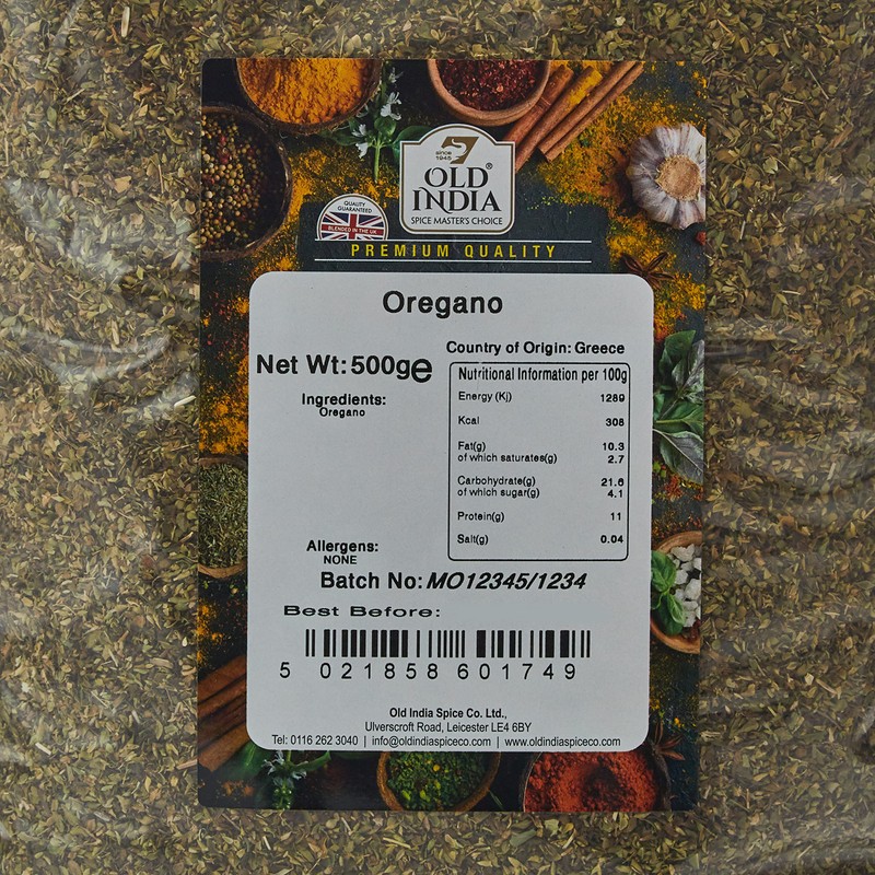 Old India Oregano 500g