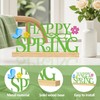 BCCSNNM Metal Happy Spring Sign, Spring Decorations for Home, Spring