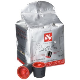 illy Coffee, iper Coffee Capsule, Medium Roast Drip Pod, 100% Arabica Bean Signature Italian Blend, Premium Gourmet Roast Brewed, Compatible with Multi Beverage illy iperEspresso Machines (18 ct)