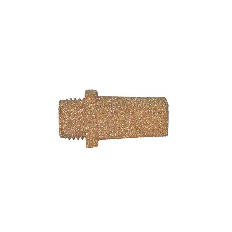 Silencer with cylindrical external thread G 1/4" material sintered bronze,