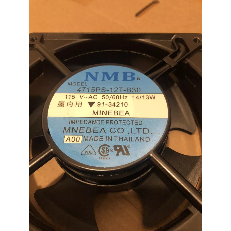 Original Manufacturer NMB 4715PS-12T-B30 Minebea Fan 4.7” (119mm) x 1.5”