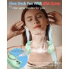 AJGJF Portable Neck Fan Rechargeable,Foldaway Personal Fan Neck with Mister,Hands