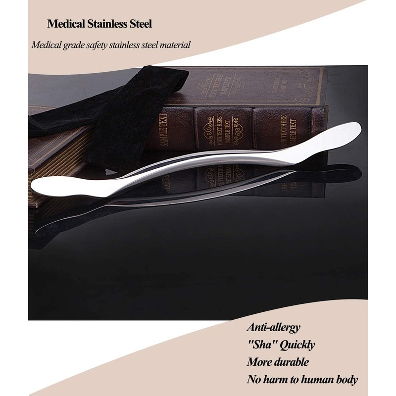 GYX COELE Stainless Steel Gua Sha Scraping Massage Tool,IASTM Tool,