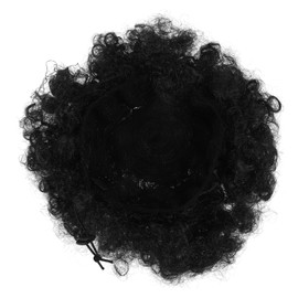 Mikinona Natural Hair Bun for Women African Ponytail Bag Human Hair Ponytail Extensions Elegant Fashionable