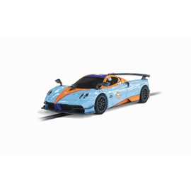 Scalextric C4335 Pagani Huayra BC Roadster - Gulf Edition, Blue/Orange