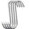 HONSHEN 12mm Heavy Duty Meat Hooks,10 inch Stainless Steel S-Hooks