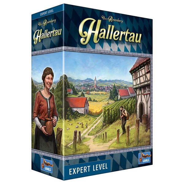 Hallertau Board Game - Expert Level Strategy, Farming, and Resource Management Game for Kids and Adults, Ages 12+, 1-4 Players, 50-140 Minute Playtime, Made by Lookout Games