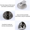 Four Metal Gas Stove knobs, knob Adapter, Oven Switch, Cooking