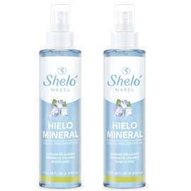 Sheló NABEL Kit 2 Hielo Mineral 265ml Relajante Varices Golpes efecto frio