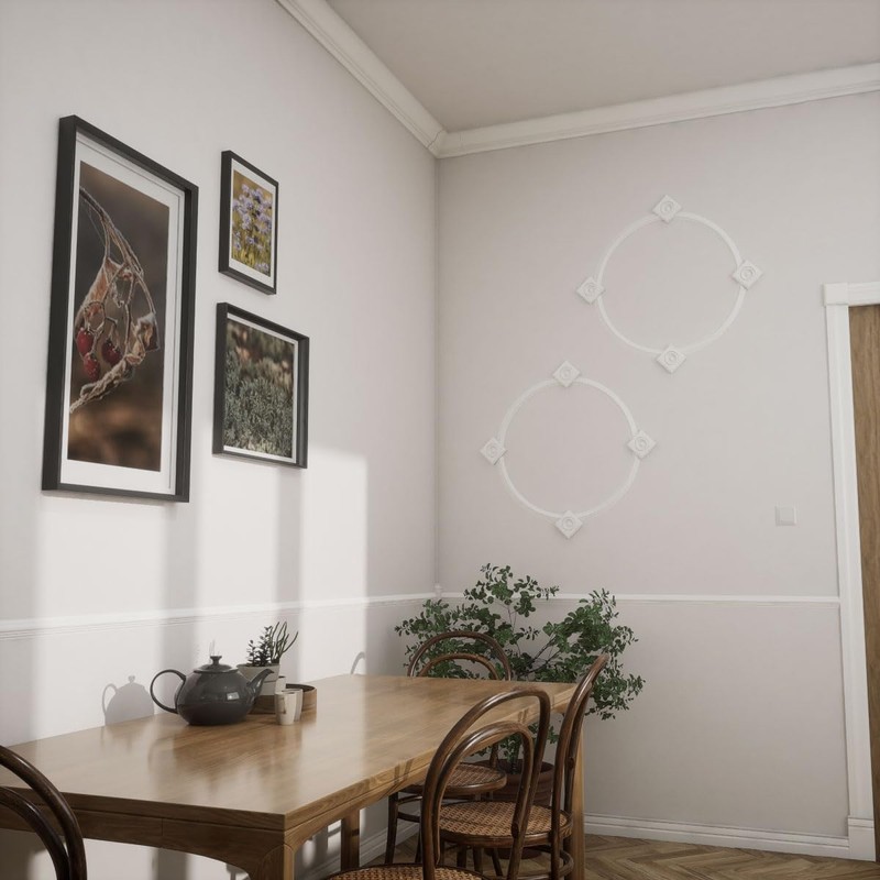 3 3/4"W x 3 3/4"H x 1 1/8"P Americraft Solid